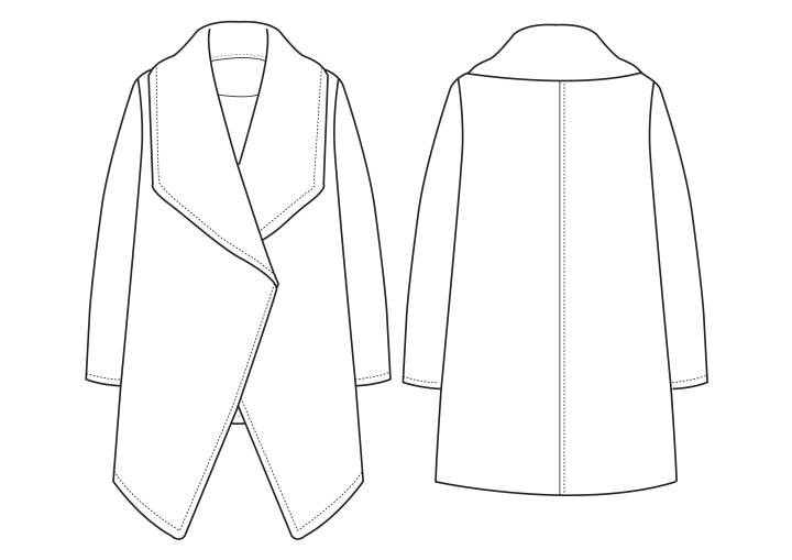 大衣-女裝設(shè)計(jì)-服裝設(shè)計(jì)